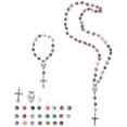 thumbnail image 1 of 1 caja DIY 1 juego de cuentas de arcilla polimérica de 8 mm para hacer collares y pulseras, kit para hacer joyas de aleación para adultos y principiantes, 1 of 7