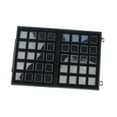 thumbnail image 1 of lionlar Diamond Gemstone Display Tray Multi Grid Jars Portable Container for s Store black 40 grid, 1 of 9