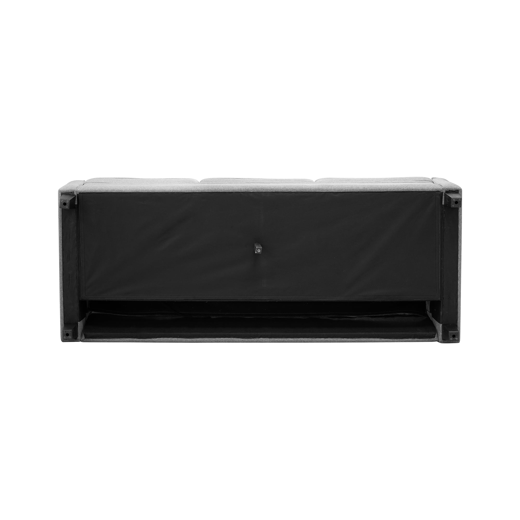 Mainstays Auden 81" 3 Seat Classic Modern Sofa, Gray