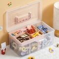thumbnail image 2 of VONKY Neat And Tidy Space Strong And Durable Storage Organizer PP Storage Container Blue （L）, 2 of 6