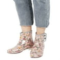 thumbnail image 3 of Tebru Women's Shoes Elegant & Stylish Rain Boots Ankle-High, Multicolor, Size 38, 3 of 7