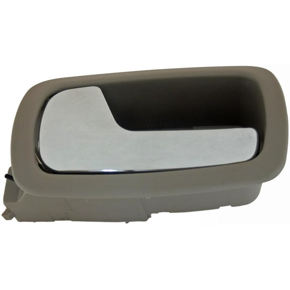 Dorman 88671 Rear Driver Side Interior Door Handle for Specific Chevrolet / Pontiac Models, Chrome Lever; Gray Housing