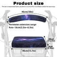 thumbnail image 6 of HELLHERO Milky Way Walker Seat Covers Rollator Walker Seat and Backrest Rollbar Covers Set and Seniors Adult Removable and Washable Removable, 6 of 7