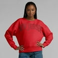 thumbnail image 4 of Women's Fanatics  Red New Jersey Devils Elements Flow Pullover Sweatshirt, 4 of 5