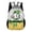 Green, variant on Cartoon Baseball Backpack, Durable Polyester Casual Daypack for Youth, Large Capacity Unisex Backpack with Ice Cream Print, 9.8x9.8 Inches