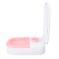 thumbnail image 1 of Automatic Pet Feeder Intelligent Design Timer for Dogs Cats Single Bowl High Toughness Plastic, 1 of 7