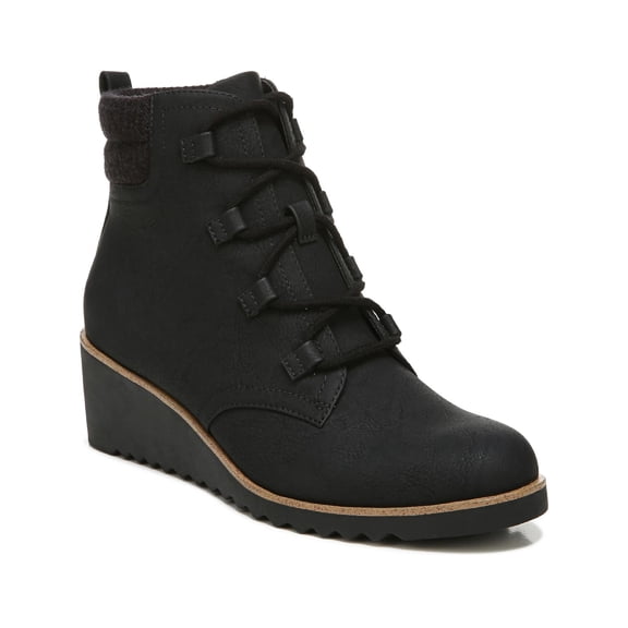 LifeStride Womens Zone Ankle Zipper Wedge Boots