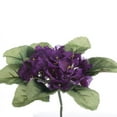 thumbnail image 5 of Set of 3 Faux Purple African Violet Silk Flower Bushes - For Year Round Home Decor, Floral Arrangements, Corsages and Boutonnieres, 5 of 5