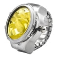 thumbnail image 1 of kjfeif Montre Bague Colorée avec Couvercle Rabattable Cadran Ovale Élastique en Acier Inoxydable Montre pour Femme Bague pour Doigt Anniversaire Accessoires de Mode pour Femmes Adolescentes Lac Bande Élastique Confortable pour la Mode, 1 of 9
