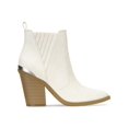 thumbnail image 2 of Sun + Stone Womens Abiigail Faux Leather Pointed Toe Ankle Boots, 2 of 3