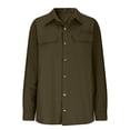 thumbnail image 4 of Men Safari Long Sleeve UPF 50+ Sun Protection Quick Dry Fishing Hiking Lightweight Outdoor Travel Cargo Shirt, 4 of 7