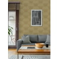 thumbnail image 3 of Advantage Lehnmann Gold Geo Wallpaper, 20.9-in by 33-ft, 57.48 sq. ft., 3 of 4