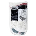 thumbnail image 3 of Rubbermaid Web Foot Shrinkless Looped-end Wet Mop Head, Cotton/synthetic, Medium, White, 6/carton  Rcpa21206whict, 3 of 3