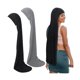 thumbnail image 1 of wonima11 2 Pcs Jumbo Dreadlock Cap Hair Dreads Head Wrap Dreadlock Wraps for Dreads Hair Accessories for Men Women Sleeping(Black, Gray,37 Inches), 1 of 1