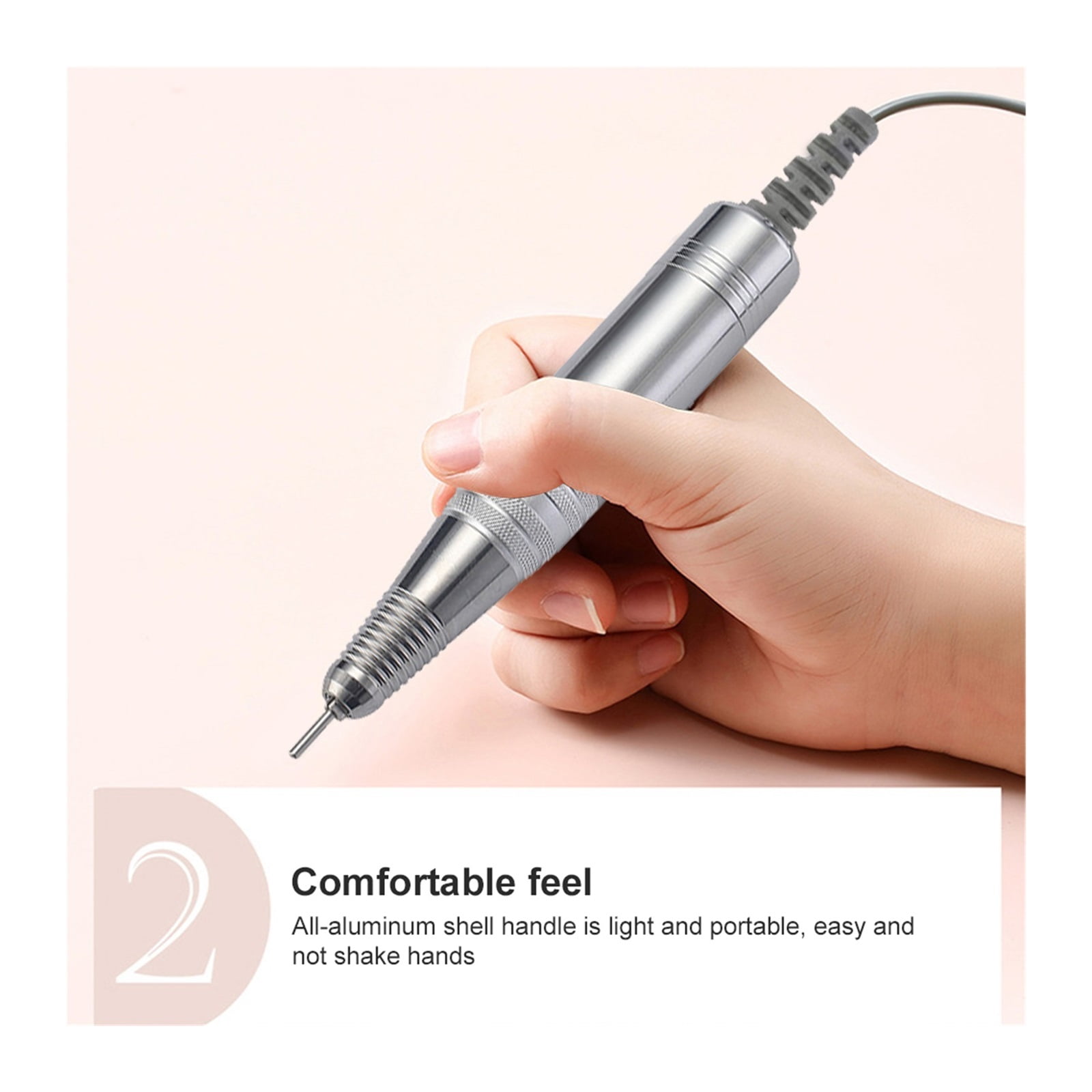 35000RPM Nail Drill Machine With HD LCD Display, Rechargeable Nail Master For Manicure, Portable Nail Drill Milling Machine ,Low Noise