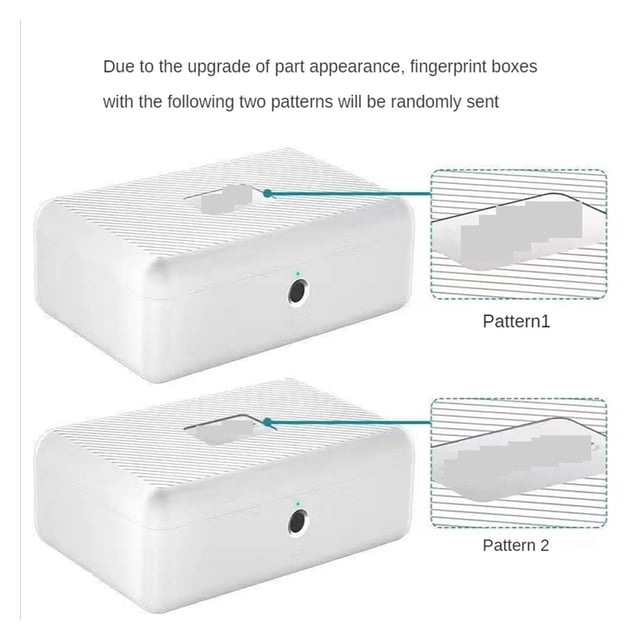 Safe Finrprint Stora Box Privacy Box Key ID Card Jewelry Box With Combination Lock Stora Safe Security Box ,Strong Secure
