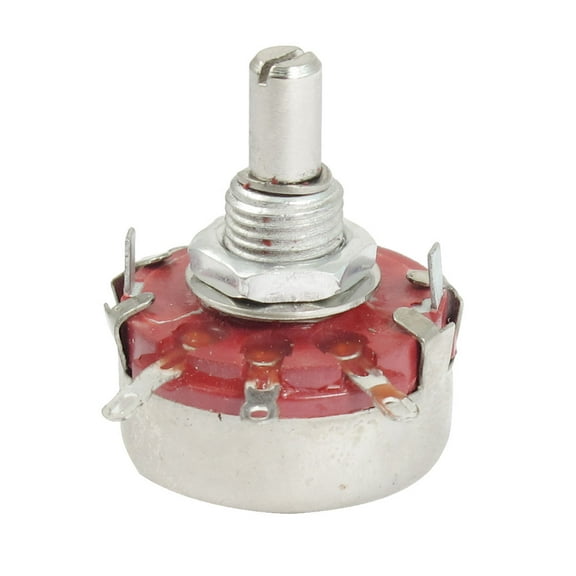 Unique Bargains 470K ohm 2W Single Turn Carbon Composition Rotary Taper Potentiometer WTH118