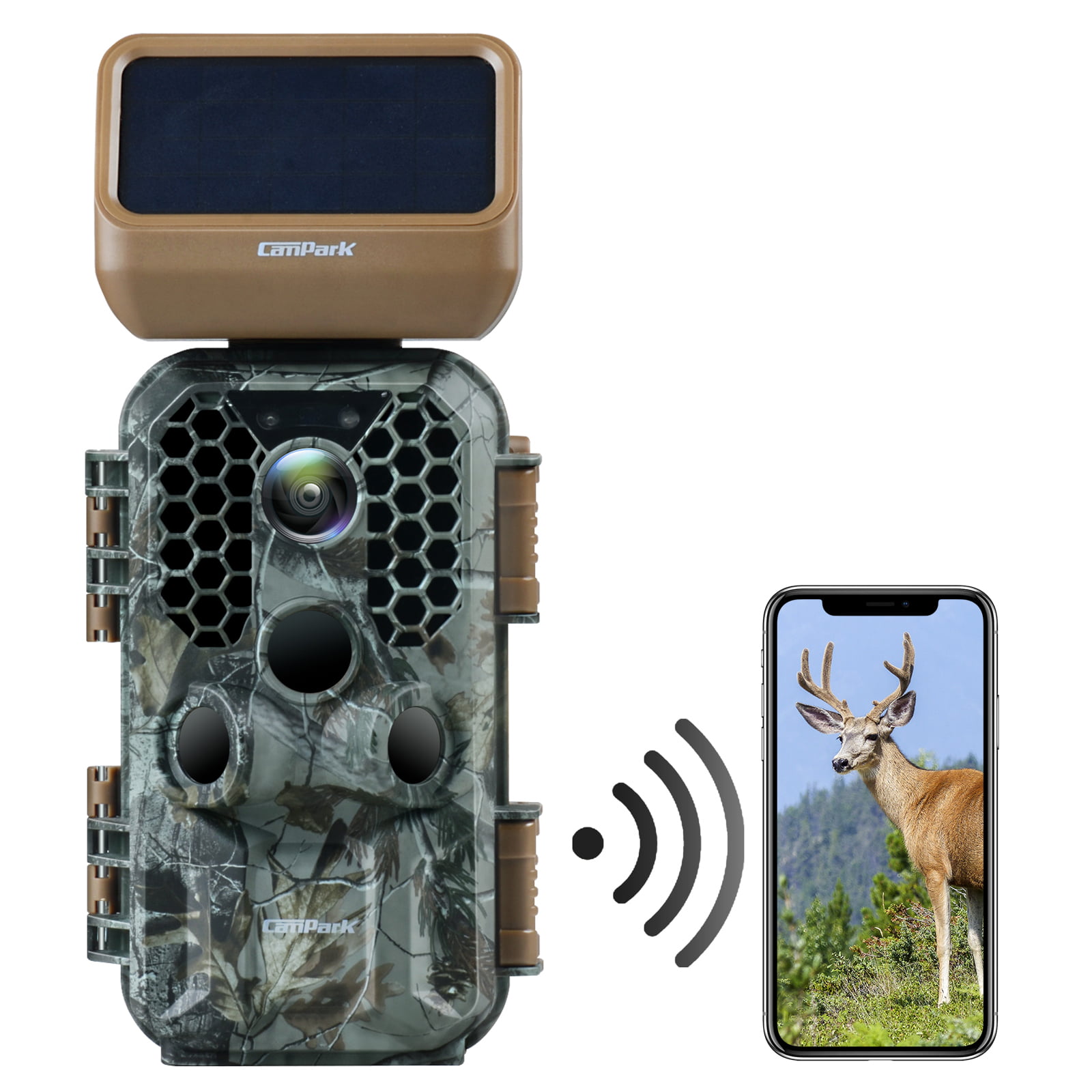 4K Native WiFi Bluetooth Trail Hunting Camera 30MP Wildlife Scouting Game IR Cam 