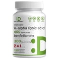 thumbnail image 1 of Supplement Deal Supplement R, ácido alfa lipoico, 600 mg con benfotiamina, 300 mg, 120 cápsulas vegetarianas, 1 of 5