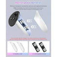 thumbnail image 6 of BUTOMKY Charging Dock for Meta Quest 3S/3, Magnetic Charging Station with RGB Light, VR Headset & Controller Charging Stand Includes 2 Rechargeable Batteries, White Oculus Quest 3S Accessories, 6 of 8