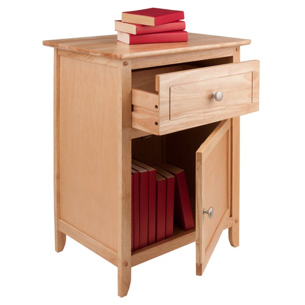 Winsome Wood Eugene Nightstand Multiple Finishes Walmart Com Walmart Com