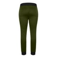 thumbnail image 5 of LMOIPLI Men's Casual Sports Sweatpants Tapered Zipper Ankle Soft Stretch Fabric Ideal for Running Fitness Training Everyday Wear Green XXXL, 5 of 7