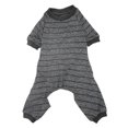 thumbnail image 1 of Striped Dog Pajamas Stylish Cute Summer Thin Soft Stretchable 4 Legs Puppy Jumpsuit for Dogs Cats Pets XL, 1 of 1