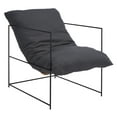 thumbnail image 4 of SAFAVIEH Portland Coastal Sling Chair, Gray, 4 of 7