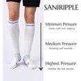 thumbnail image 2 of 3 Pairs Copper Compression Non-Slip Socks for Women & Men Circulation 15-20 mmhg - Better Blood Flow, Swelling, Best Support for Medical, Running, Nursing, 2 of 8