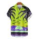 thumbnail image 4 of Mens Casual Manga Corta Botón Abajo Camisas Impresas Botón de Bolsillo Turndown Collar Blusa para Verano Al Aire Libre Casual Diario, 4 of 6