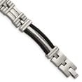 thumbnail image 1 of Titanium Black 8.5 Inch Chain Bracelet Men Link  For Dad Mens  For Him, 1 of 8