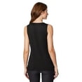 thumbnail image 4 of 2 Pack 32 Degrees Women's Cool Relaxed Lightweight Moisture Wicking Anti Odor Knit Tank Top Shirt - Black - Medium, 4 of 4