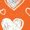 Orange-1, variant on Valentines Sweatshirts For Women Crewneck Pullovers Love Heart Graphic Long Sleeve Sweat Shirt Cute Sweatshirt Tops