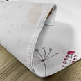 thumbnail image 5 of Ambesonne Modern Place Mats Set of 4, Geometric Flowers Floral, Standard Size, Pistachio Green Magenta, 5 of 6