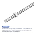 thumbnail image 4 of 5Pack M5 x 150mm Fully Threaded Rod with 10 Pack Hex Nuts, 1.25mm Thread Pitch 304 Stainless Steel, 4 of 7