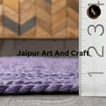 thumbnail image 3 of Jaipur Art And Craft Braided Reversible Indoor Carpet Rectangle Blue Jute Area Rug (5x8 Sq ft), 3 of 6