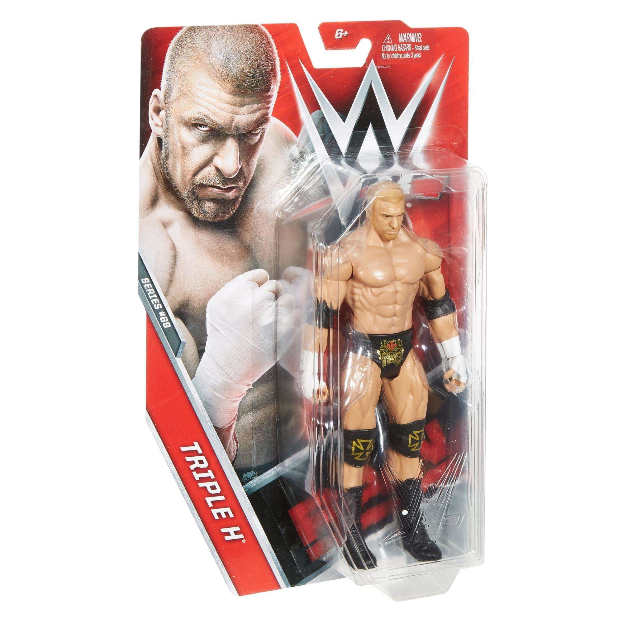 Wwe Triple H 6 Inch Articulated Action Figure With Ring Gear Walmart Com