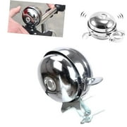 Wellsay Cool Chrome Double-Sided Metal Classic Road Mountain Tricycle Retro Bicycle Handlebar Safety Cycling Loud Crisp Clear Sound Alarm
