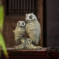 thumbnail image 6 of CUTICATE Owl Statue Animal Sculpture Modern Decorative Figurine Tabletop Ornament for Desk Bookshelf Table Centerpiece Home Decoration A, 6 of 8