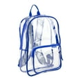 thumbnail image 5 of Eastsport Unisex Spark Clear 16" Backpack, Cobalt/Grey, 5 of 7
