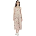 thumbnail image 1 of Bimba Robes à Bretelles Spaghetti Ajustables pour Femmes Décontractées d'Été Imprimées en Rayonne Robe Maxi, 1 of 7