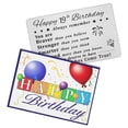 thumbnail image 4 of DEGASKEN 19th Birthday Greeting Cards For Men And Women, Metal Wallet Card, 4 of 5