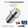 thumbnail image 6 of KFFKFF LED Torch Bulbs, P13.5S 4-12 Volt, 230LM Torch Upgrade Replacement Set, Extended Lifespan and Whiter Light Maglight LED Bulbs for 3-16 Cell C/D Torches, Headlamps, Lamps, Flashlights, 6 of 9
