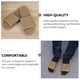 thumbnail image 2 of 1 par de zapatillas de tejido creativo de verano cómodas sandalias de bambú (caqui), 2 of 6
