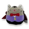 Squishmallows TALLY the Vampire Grey Cat 4.5" Halloween Official Kellytoy Ultrasoft Plush