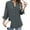 Dark Gray, variant on Women's Linen Cotton Shirts, Casual Loose Fit Blouse for Women, Boho Chic, Street Style, Workwear Tops, Solid Color Long Sleeve Button Down Shirt for Daily Wear-JN