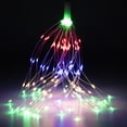 thumbnail image 2 of SAYFUT 2 Pack LED String Firework Lights-200 LEDs, 8 Modes Dimmable with Remote Control, Battery Operated Hanging Starburst Lights, IP65 Waterproof, Decorative Copper Wire Lights for Parties, 2 of 7