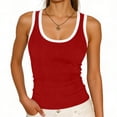 thumbnail image 4 of KyCheLot Tank Tops for Women Sleeveless Scoop Neck Ribbed Camisole Casual Summer Going Out Clothes, 4 of 8