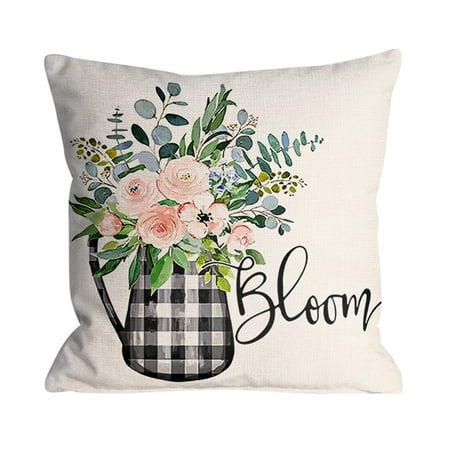

MPWEGNP Linen Hug Pillowcar Box Santa Pillow Sleeve Sofa Cushion Cushion Sofa Sofa 18x18 Inch Dorm Decorative Pillows Pattern Satin Pillowcase