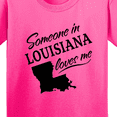 thumbnail image 4 of Inktastic Someone in Louisiana Loves Me Youth T-Shirt, 4 of 5
